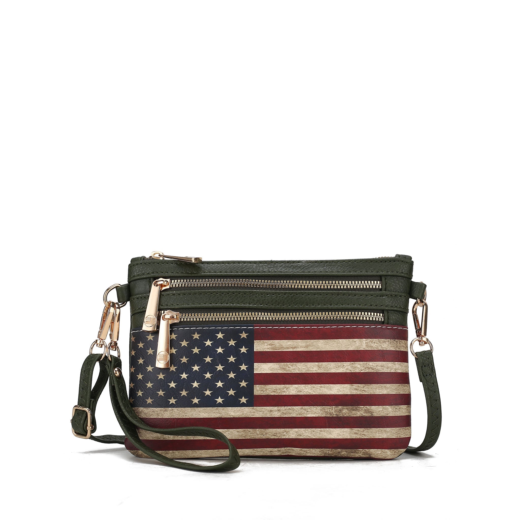Alisson Printed Flag Crossbody Bag - Image 13
