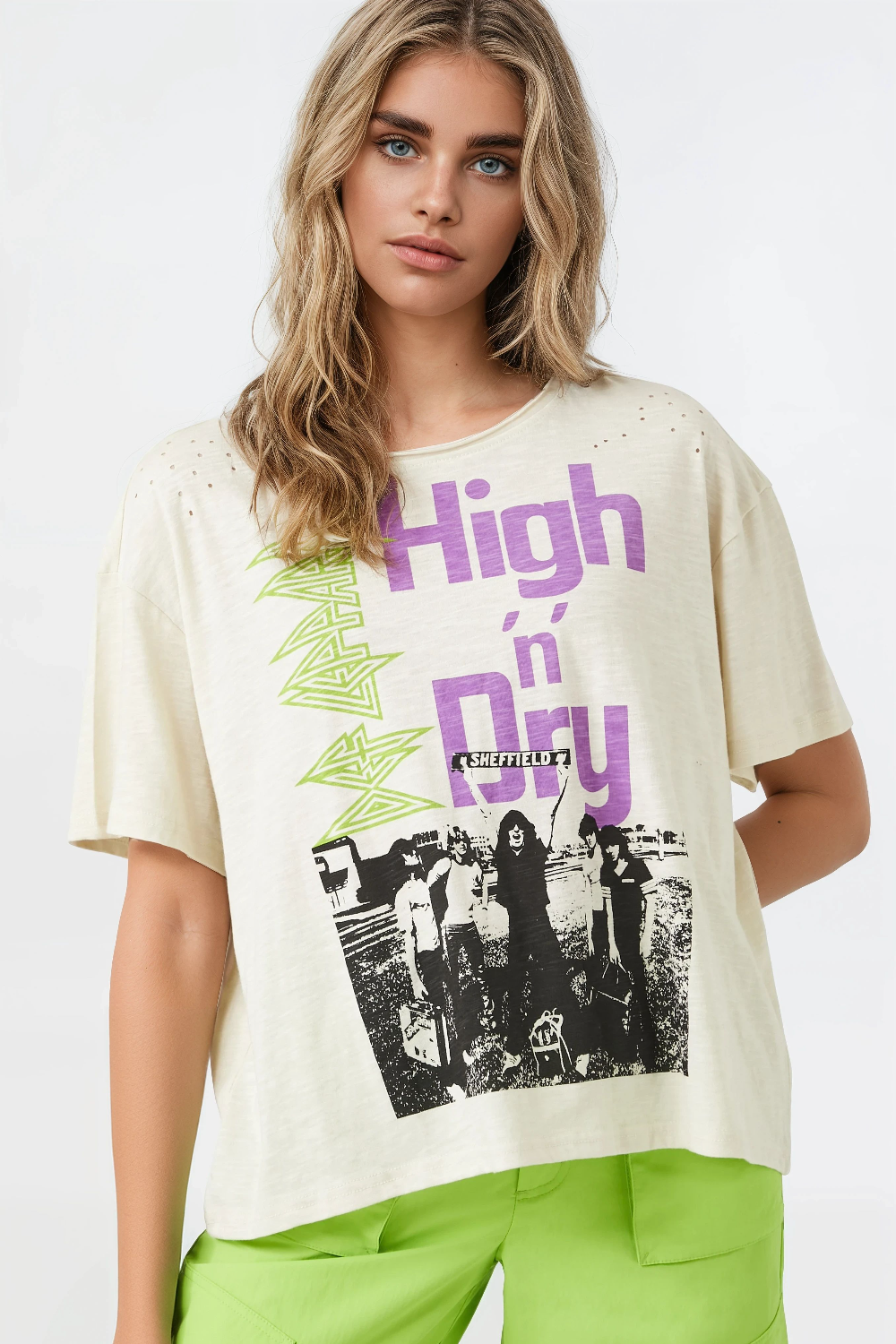 Def Leppard High N Dry Graphic Tee