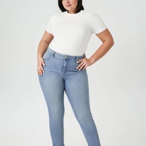 Plus Size Skinny High-Rise Jeans