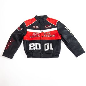 Kids Faux Leather Bratz Moto Bomber Jacket