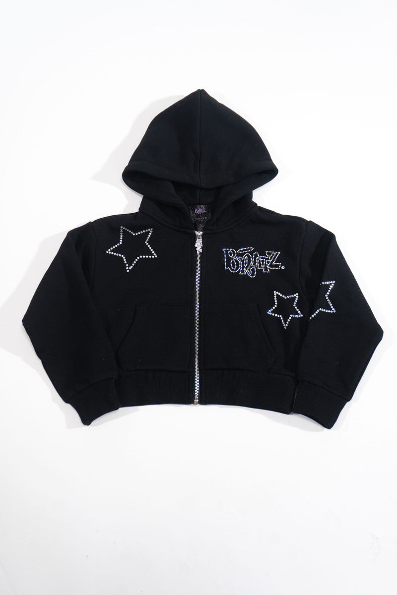 Kids Bratz Rhinestone Star Hoodie