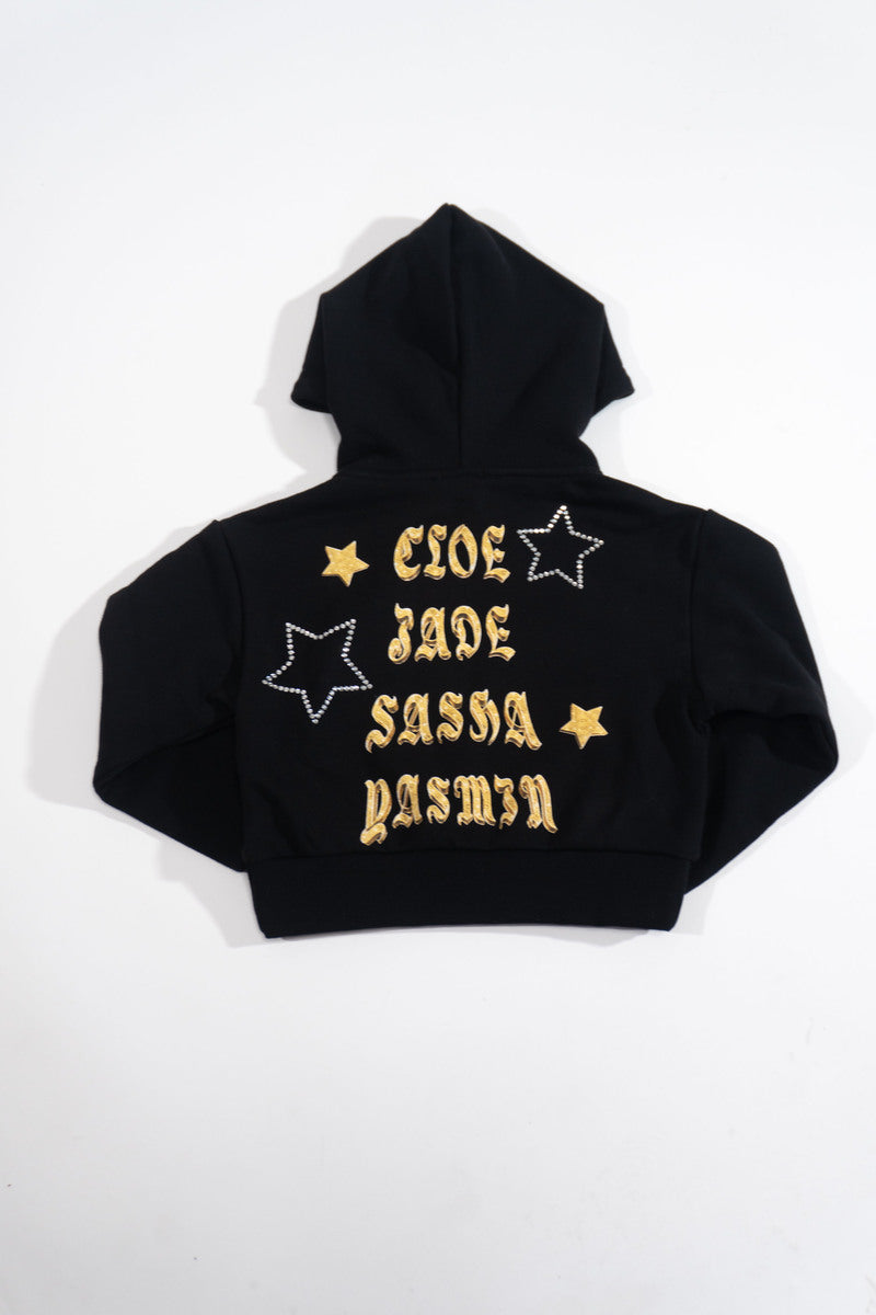 Kids Bratz Rhinestone Star Hoodie - Image 2