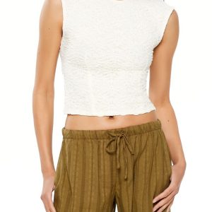 Floral Tie-Back Crop Top