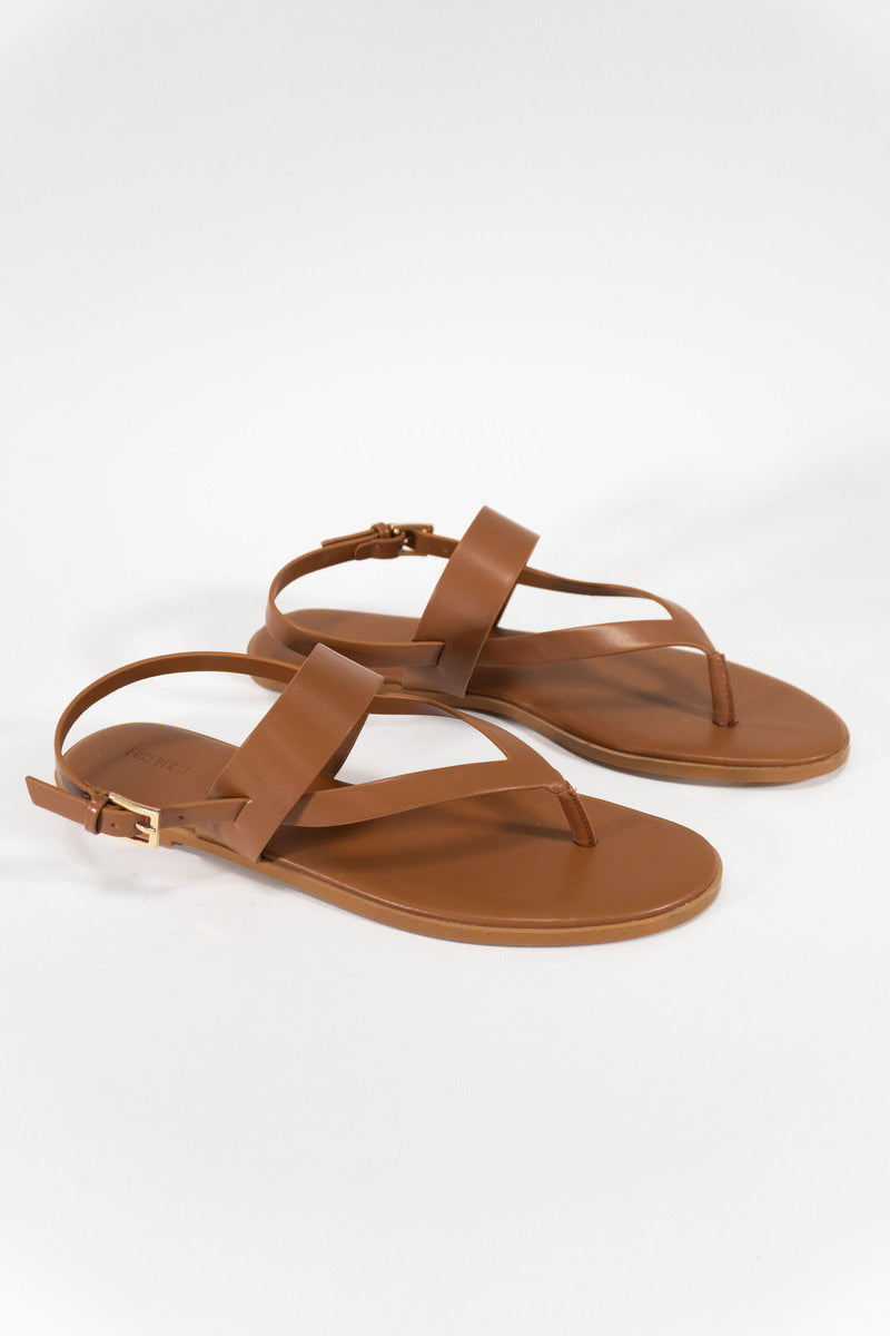 Crisscross Toe-Loop Sandals