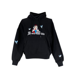Snow White Embroidered Hoodie