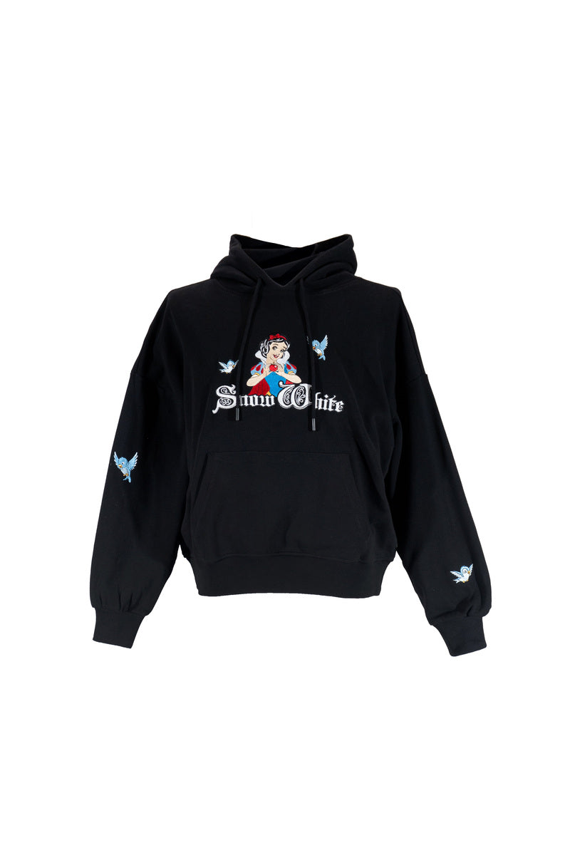 Snow White Embroidered Hoodie