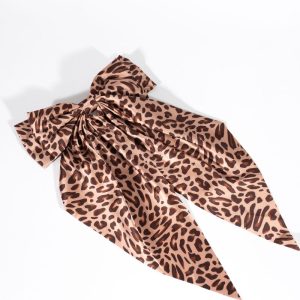Printed Bow Hair Clip