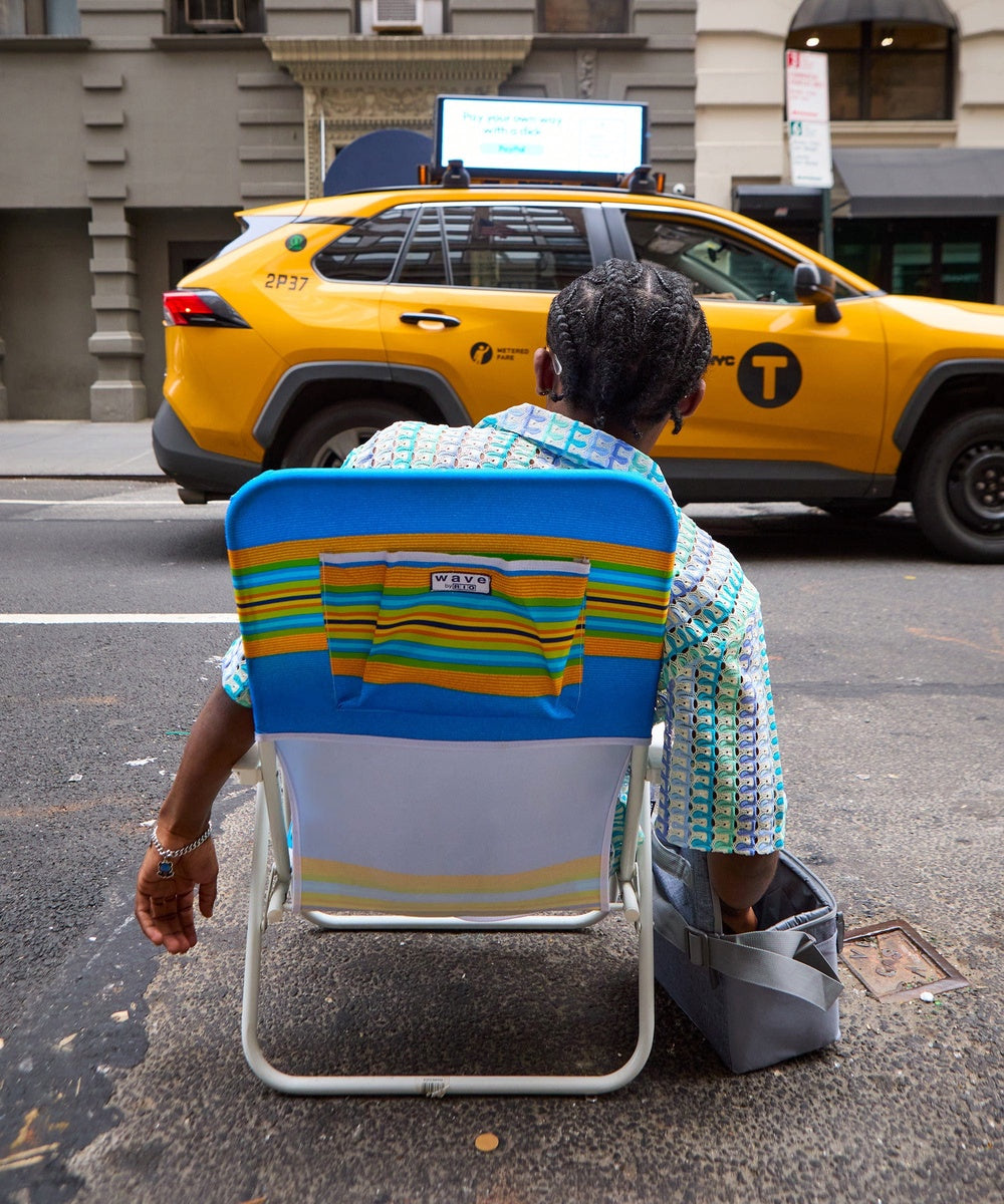 Textured Knit Short Sleeve Button Down Shirt - Light Blue - Image 21