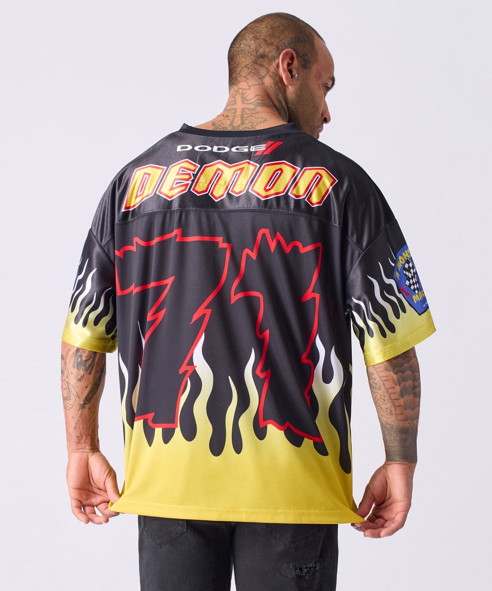 Dodge Football Jersey - Black - Image 7