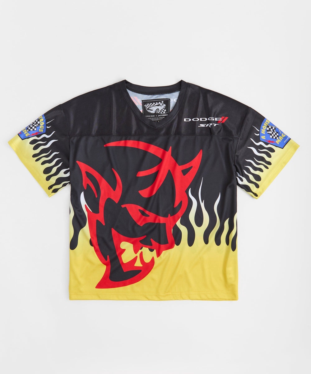 Dodge Football Jersey - Black - Image 5