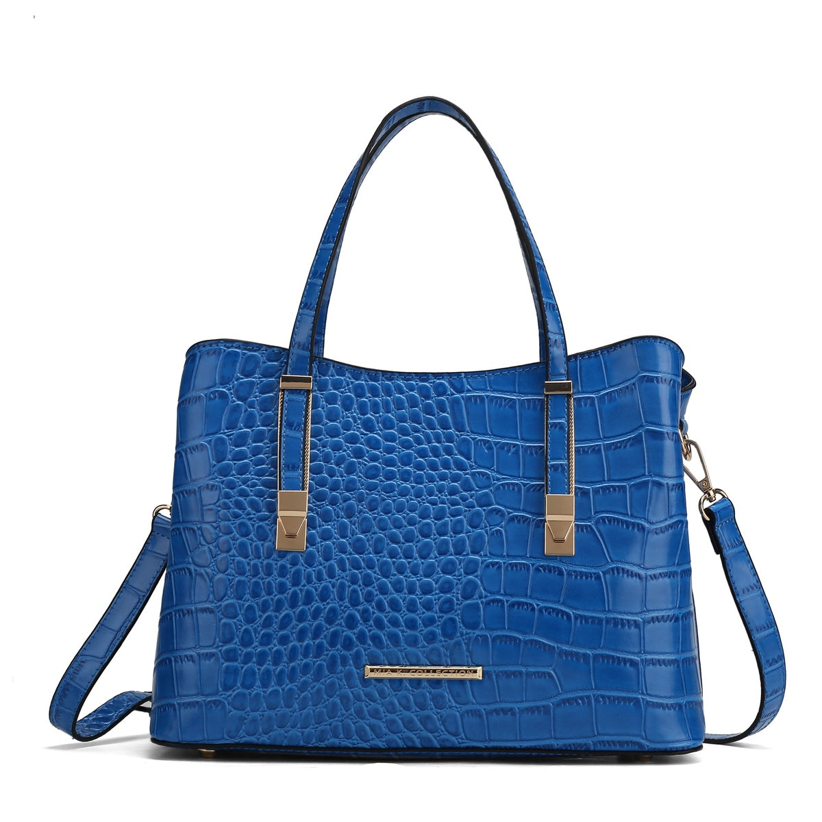 Aurelia Embossed Shoulder Bag - Image 13