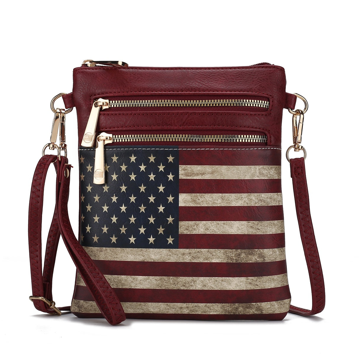 Genesis Printed Flag Crossbody Bag - Image 14