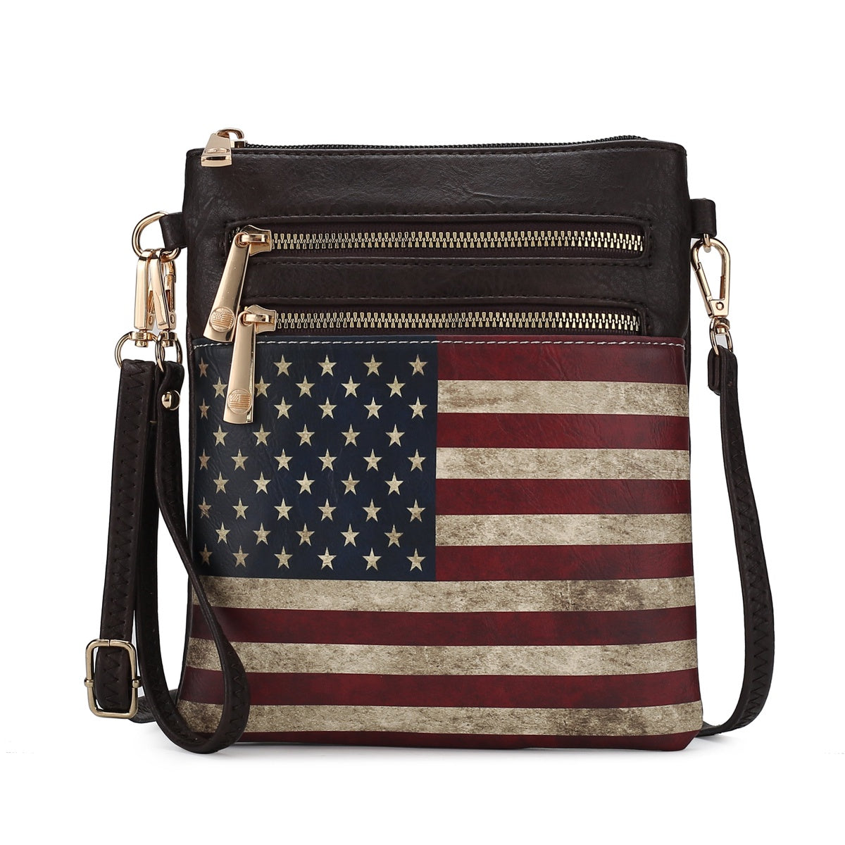 Genesis Printed Flag Crossbody Bag - Image 15