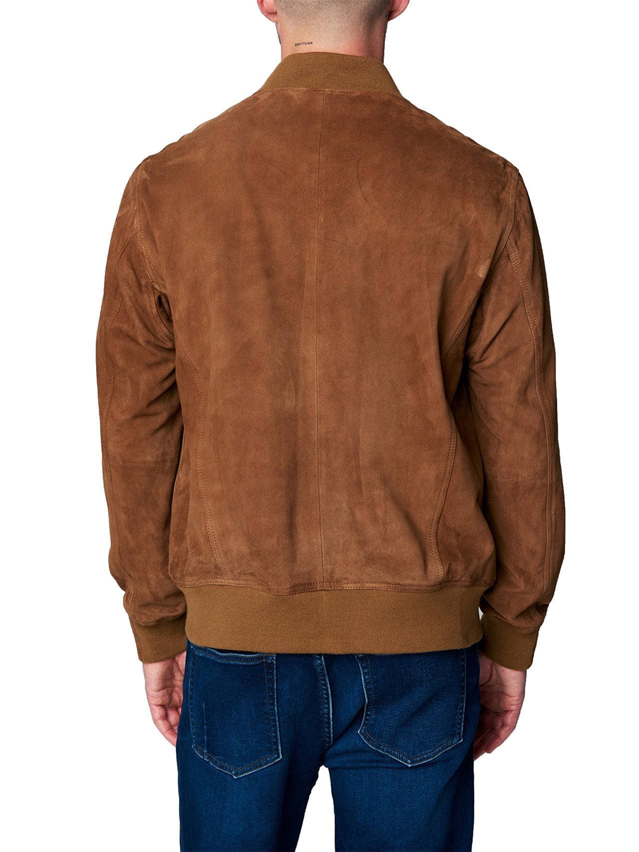 Suede Bomber Jacket - Image 3
