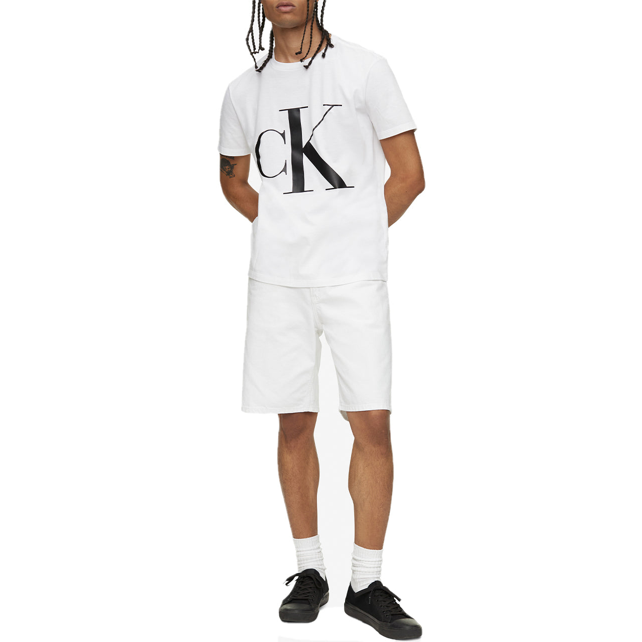 Short Sleeves Relaxed Monogram Tee - Image 3