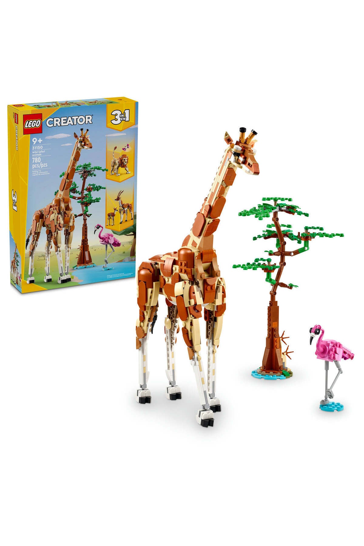 LEGO? Creator Wild Safari Animals 3in1 Set 31150