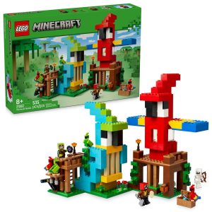LEGO? Minecraft? the Parrot Houses. Buildable Video-Game Set 21282