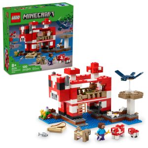 LEGO? Minecraft? the Mooshroom House Island Gamer Kit Toy for Kids 21270