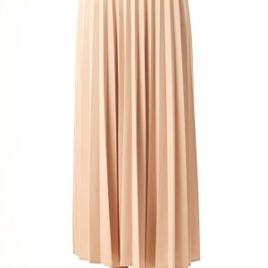 Beiege Waisted Pleated Midi Skirt - Skirt