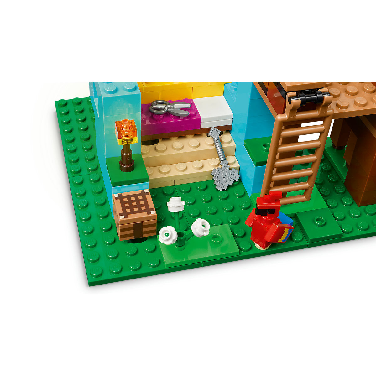 LEGO? Minecraft? the Parrot Houses. Buildable Video-Game Set 21282 - Image 13