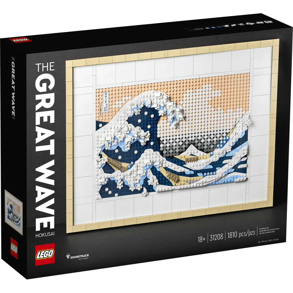 LEGO? Art Hokusai ?C The Great Wave 31208 Building Kit 1.810 Pieces - Image 2