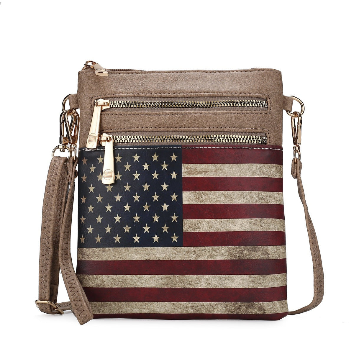 Genesis Printed Flag Crossbody Bag - Image 10