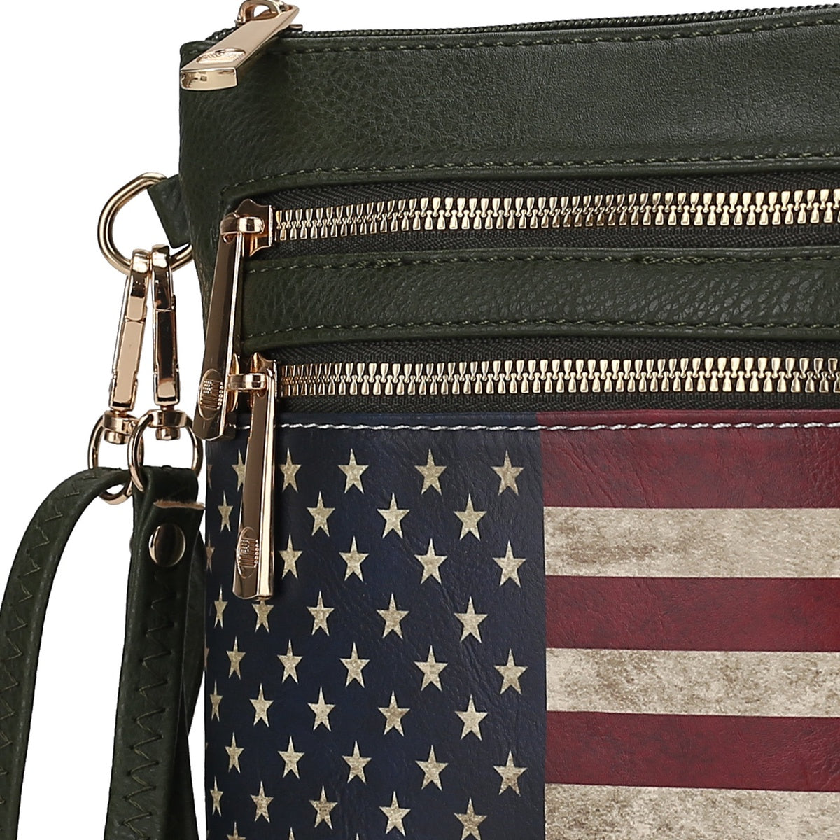 Genesis Printed Flag Crossbody Bag - Image 4