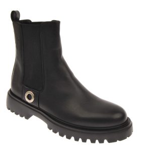 Leather Lug Sole Chelsea Boots by Costume National
