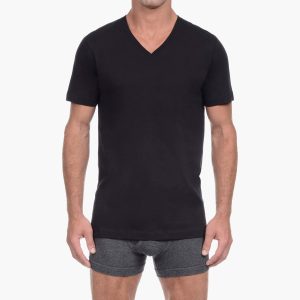 3 Packs Cotton V-neck Tee