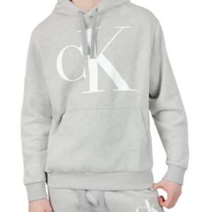Long Sleeves Monogram Fleece Hoodie