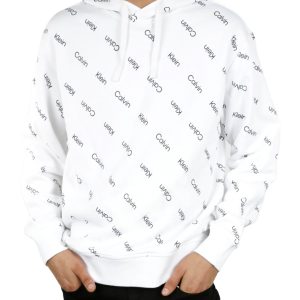 Long Sleeves Iconic Allover Pullover Hoodie