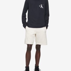 Long Sleeves Bold Monogram Tee