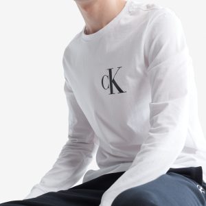 Long Sleeves Bold Monogram Tee