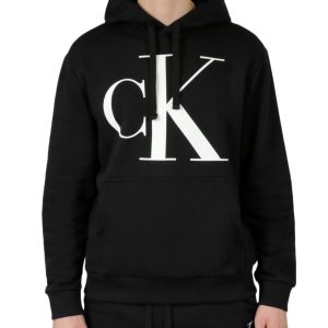 Long Sleeves Monogram Fleece Hoodie