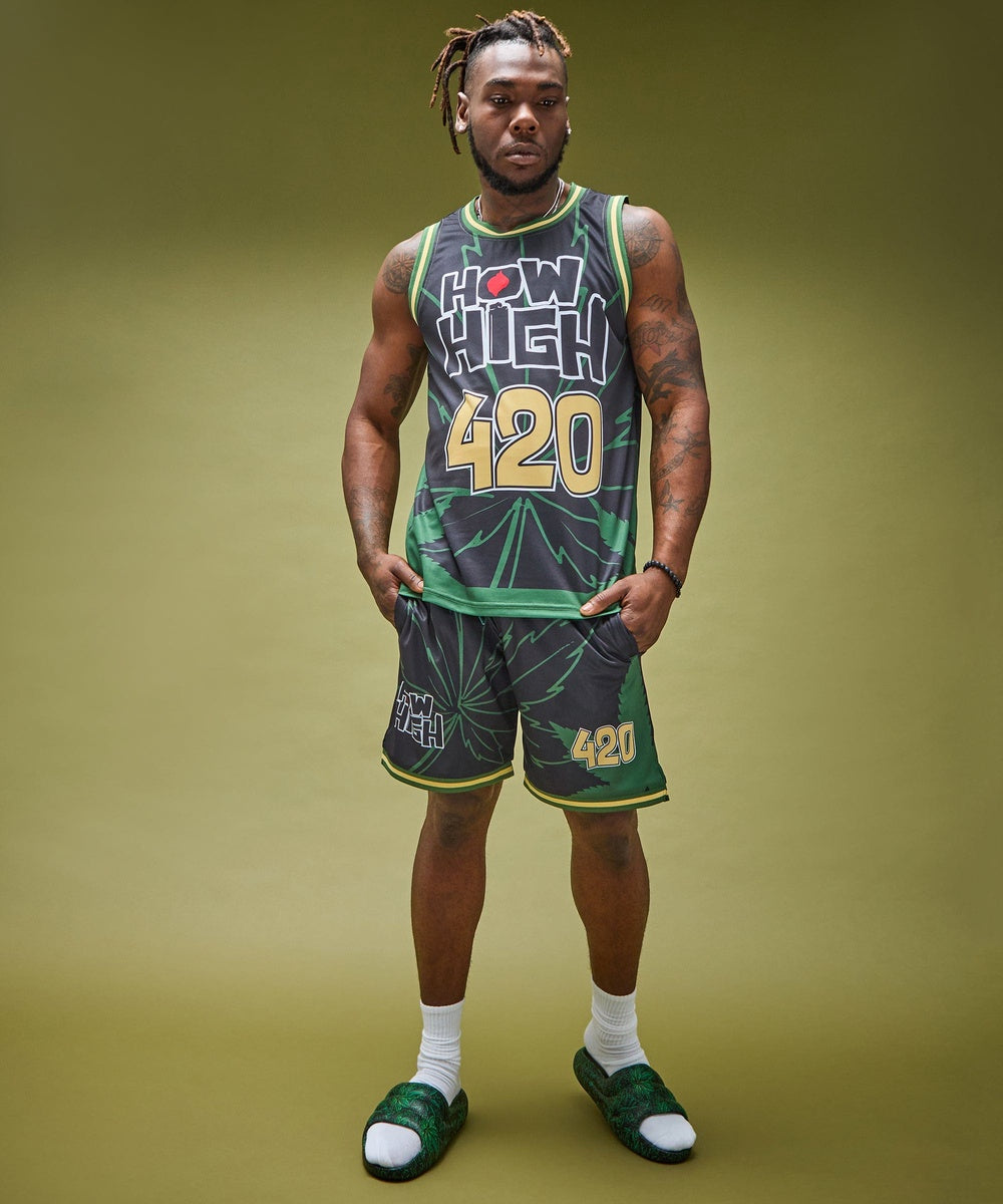 How High Basketball Short - Black - Image 8