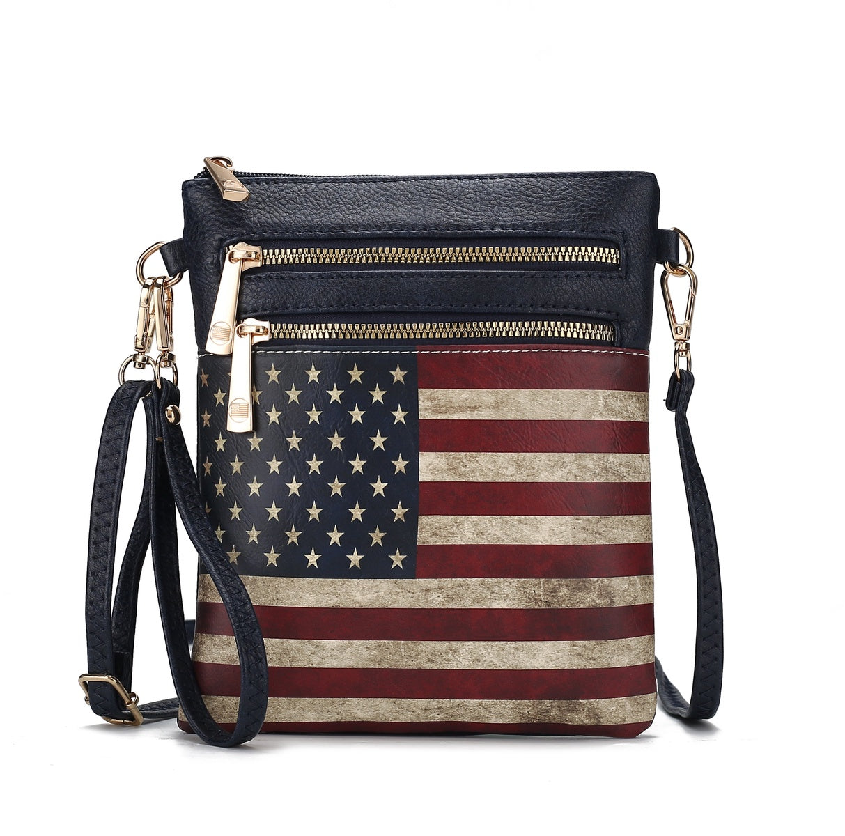 Genesis Printed Flag Crossbody Bag - Image 12