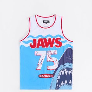 Jaws Basketball Jersey - Light Blue
