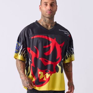 Dodge Football Jersey - Black