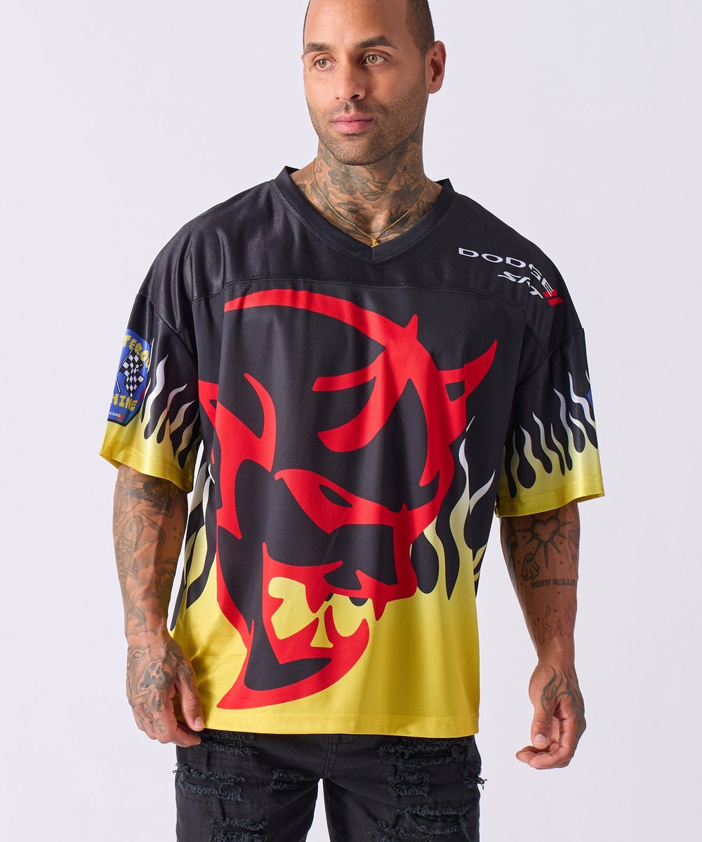 Dodge Football Jersey - Black - Image 2