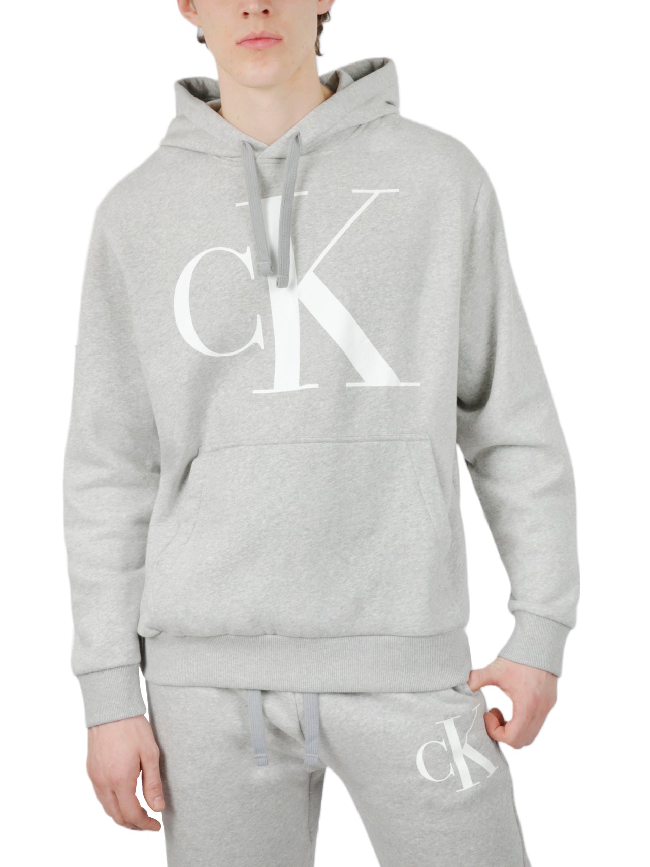 Long Sleeves Monogram Fleece Hoodie - Image 3