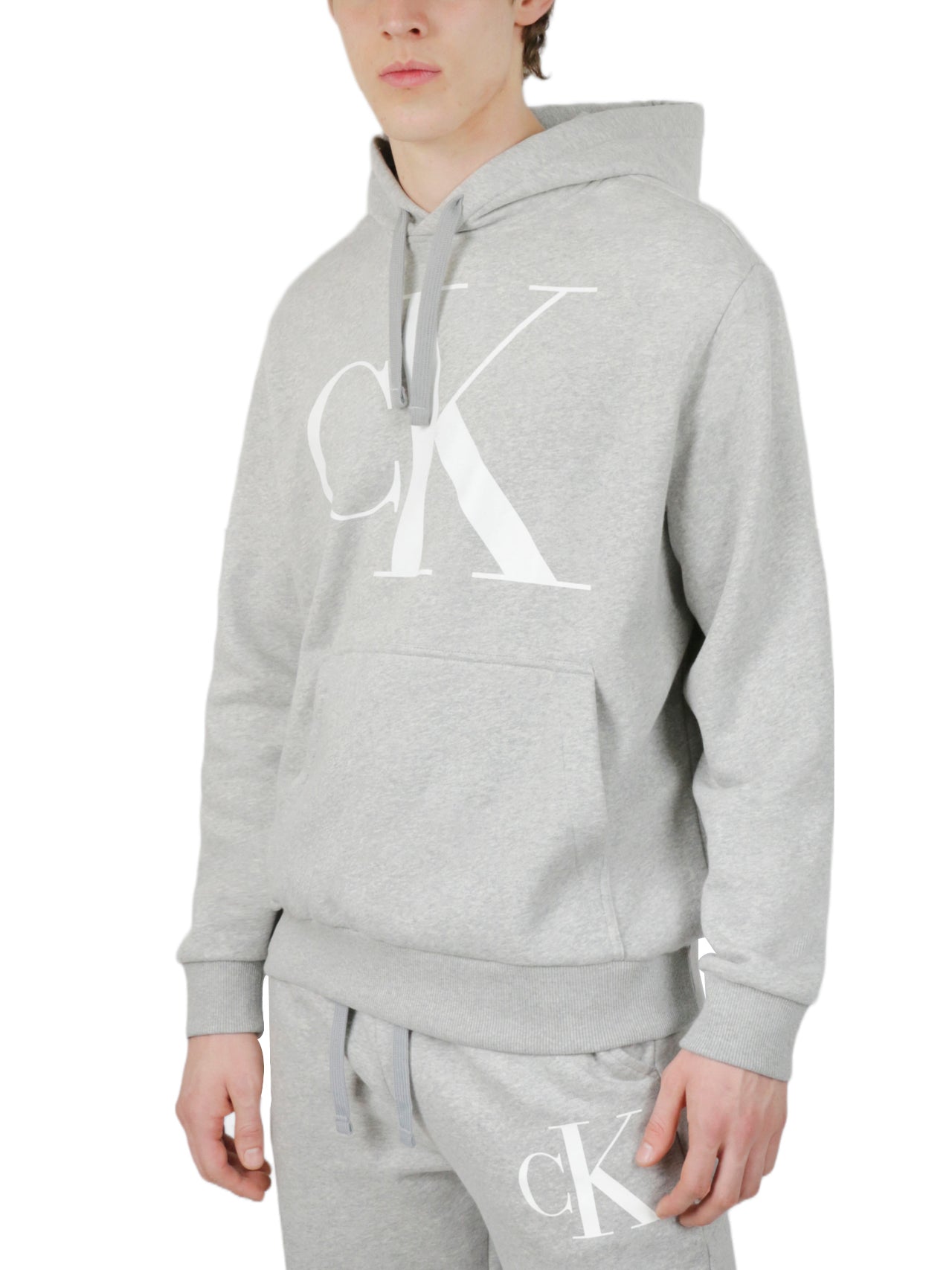 Long Sleeves Monogram Fleece Hoodie - Image 5