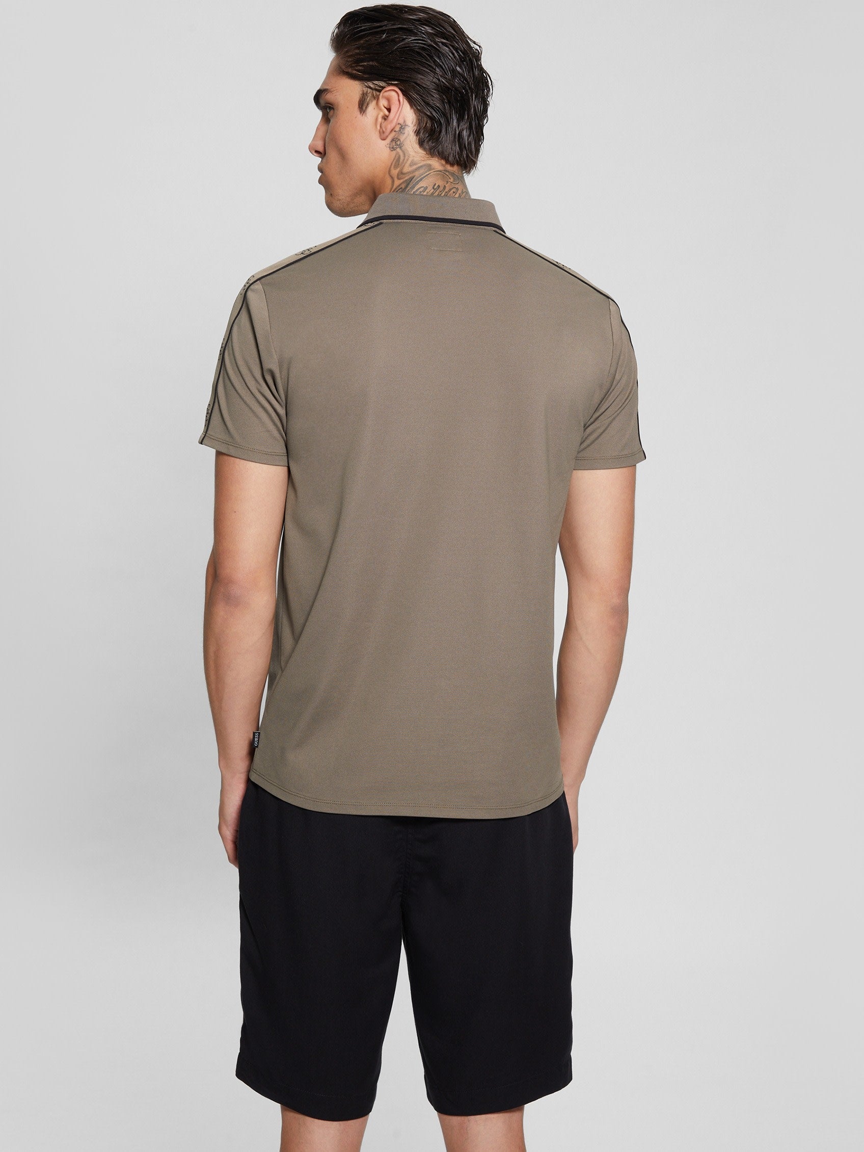 Quattro Tape Short Sleeve Polo - Image 3
