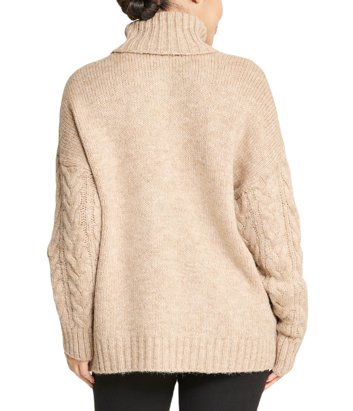 Cable Turtleneck Sweater - Image 2