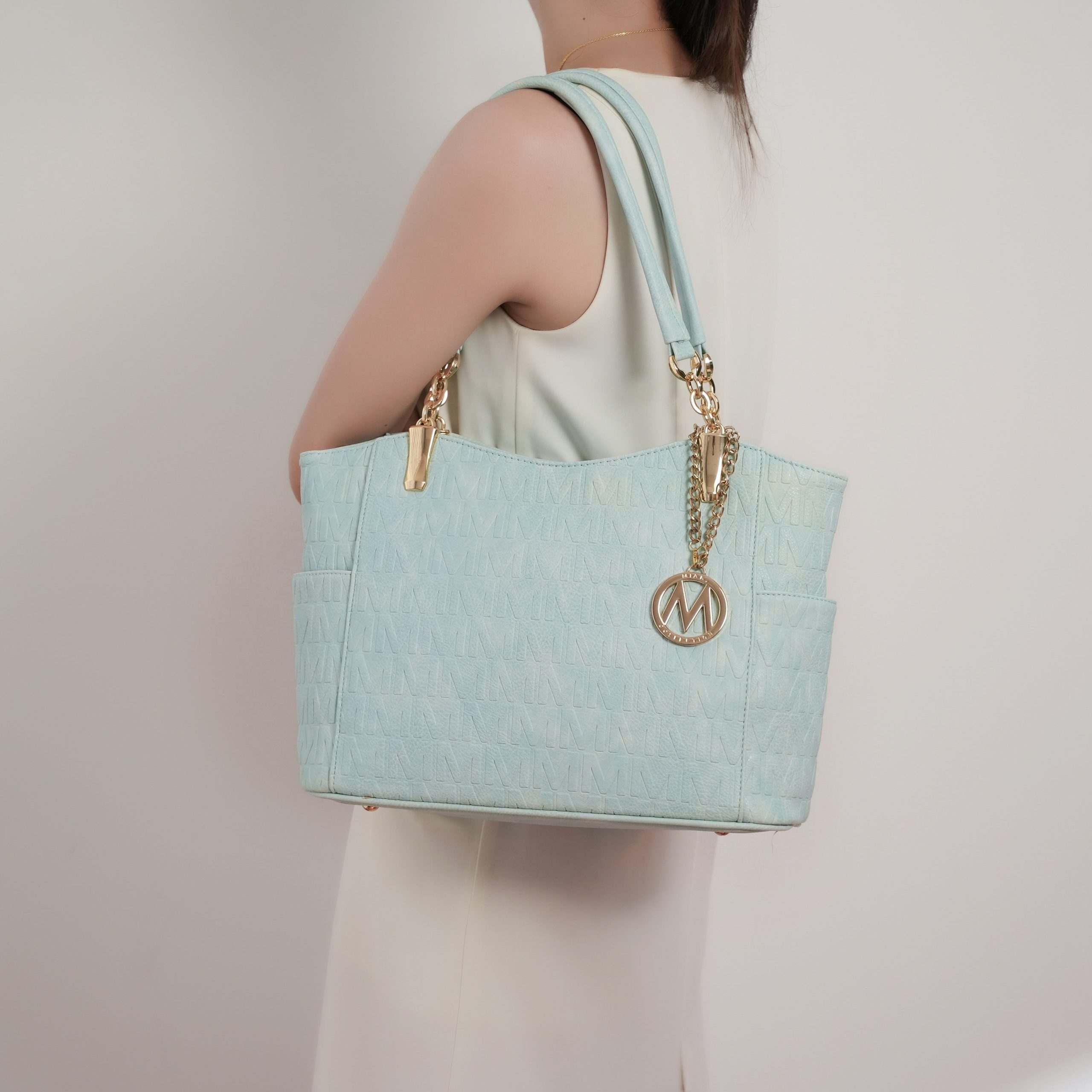 Allison Signature Tote Bag and Wallet Set - Image 12