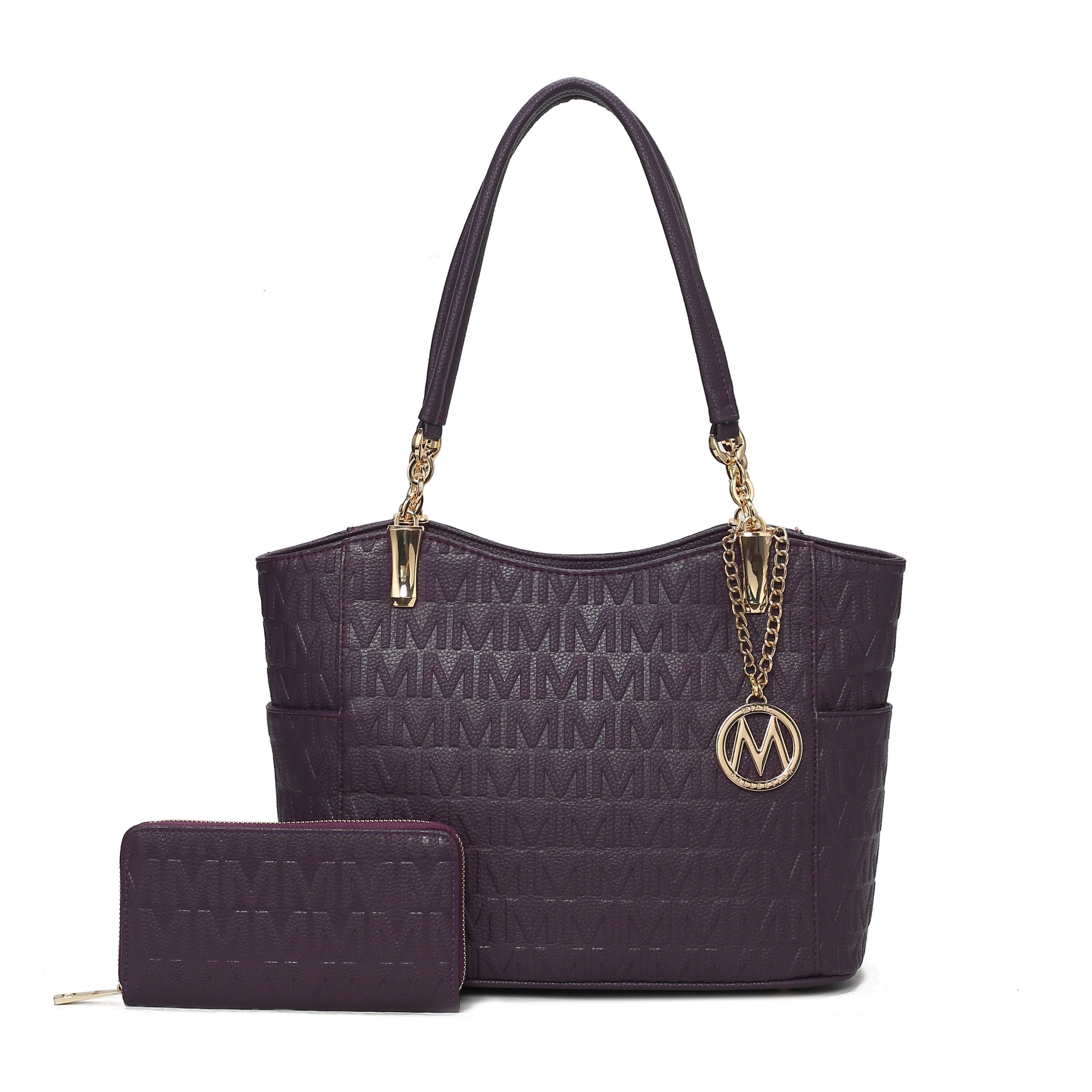 Allison Signature Tote Bag and Wallet Set - Image 15