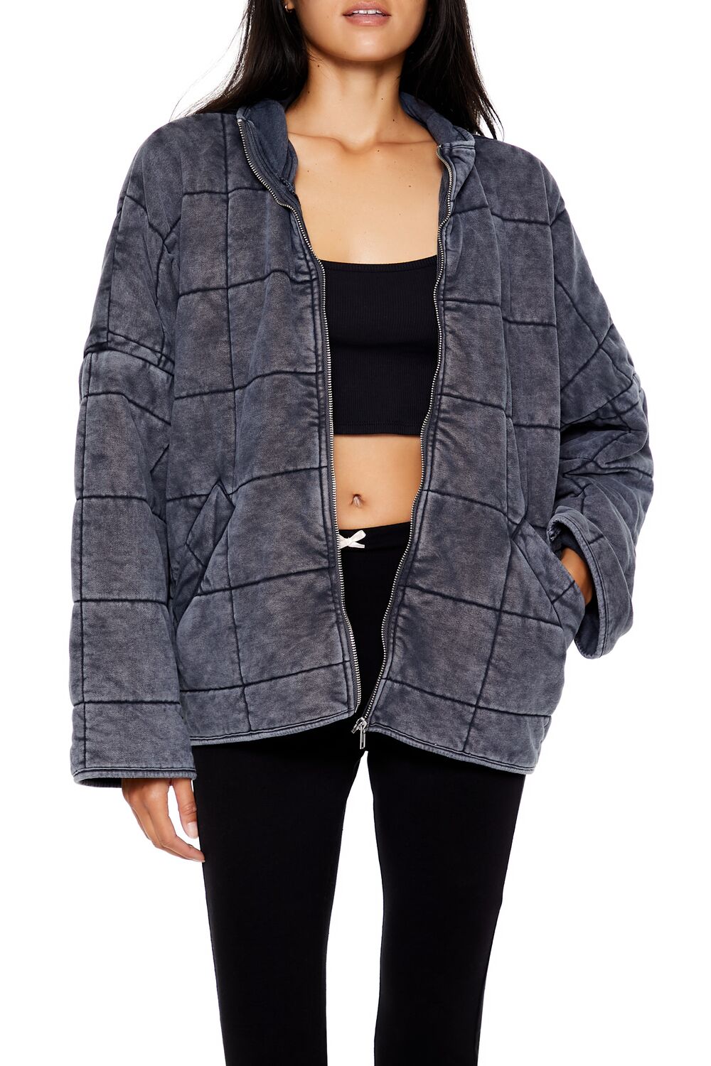 Quilted Zip-Up Jacket - Image 7