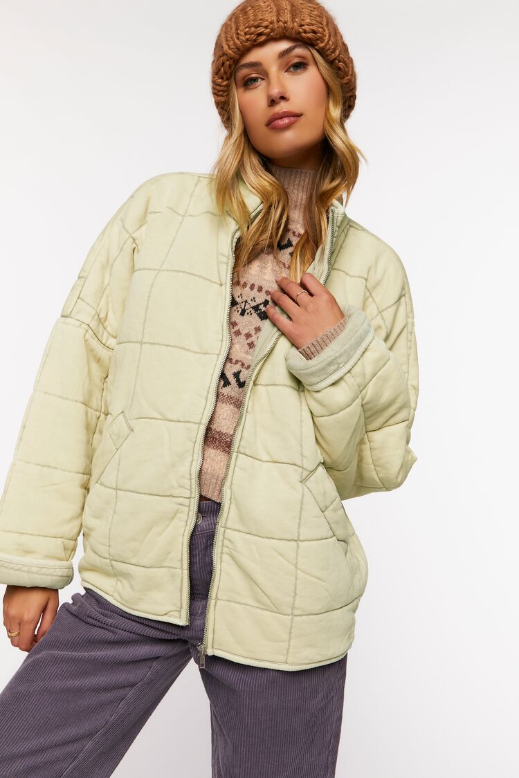 Quilted Zip-Up Jacket - Image 28