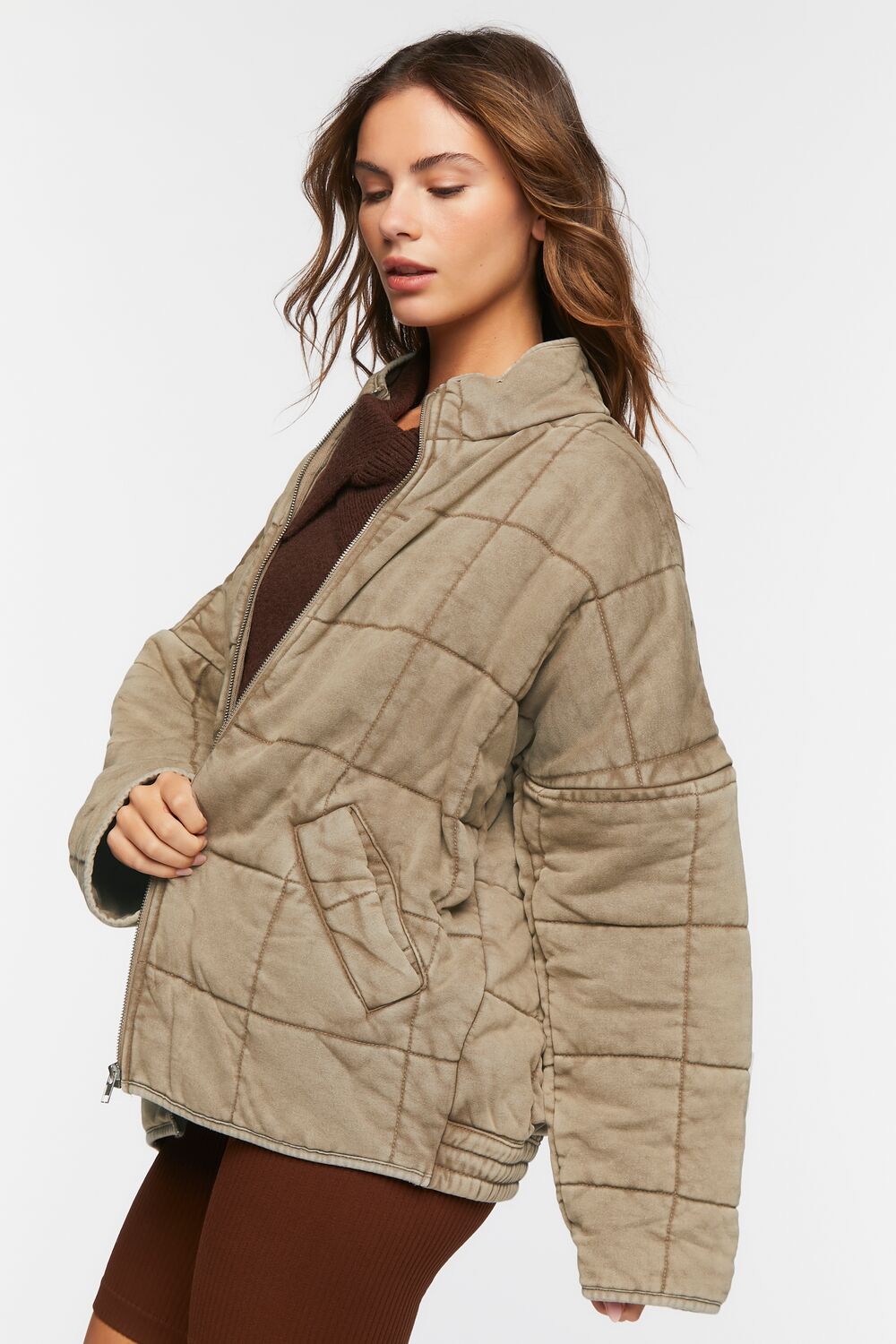 Quilted Zip-Up Jacket - Image 31