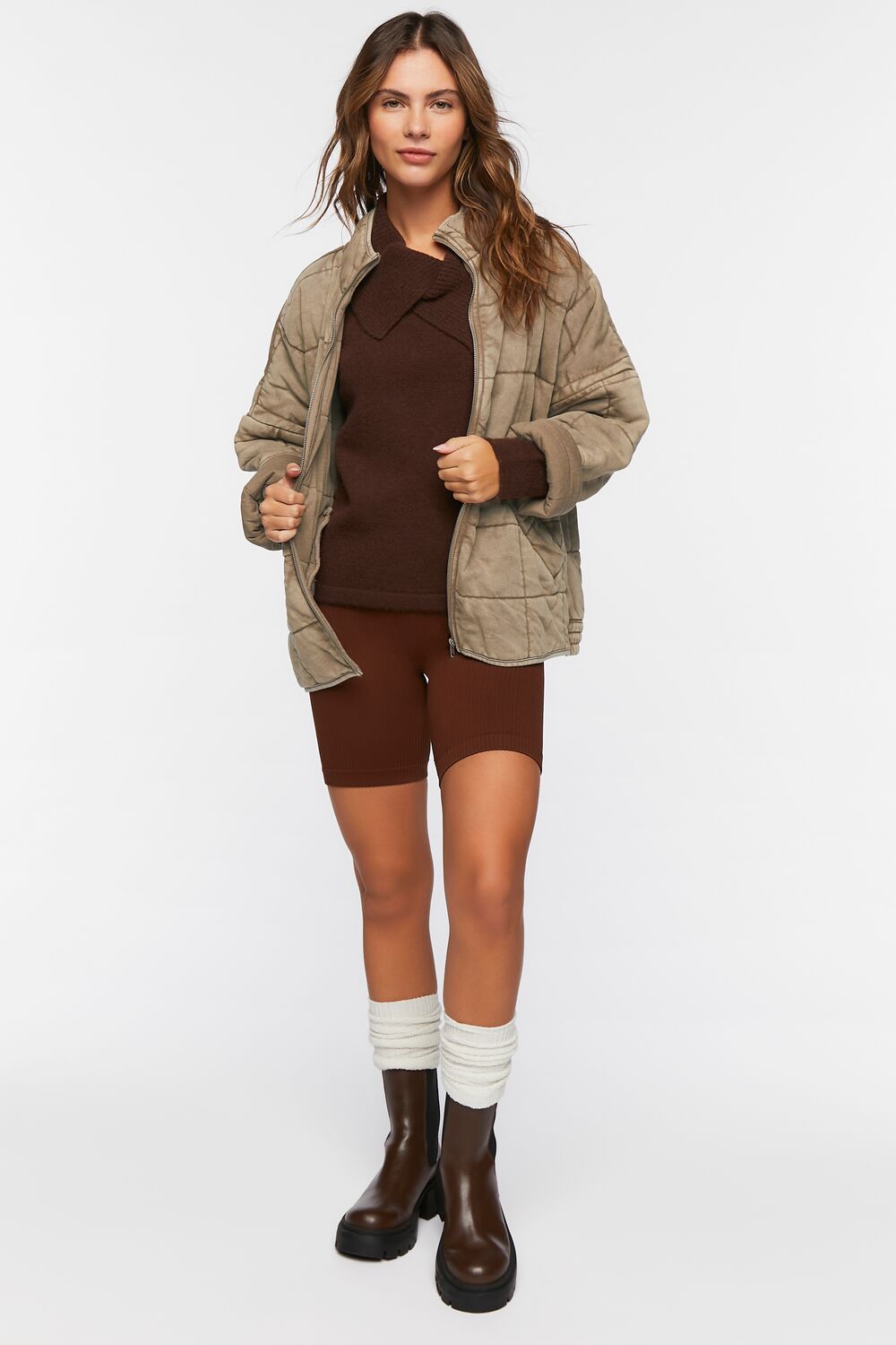 Quilted Zip-Up Jacket - Image 33