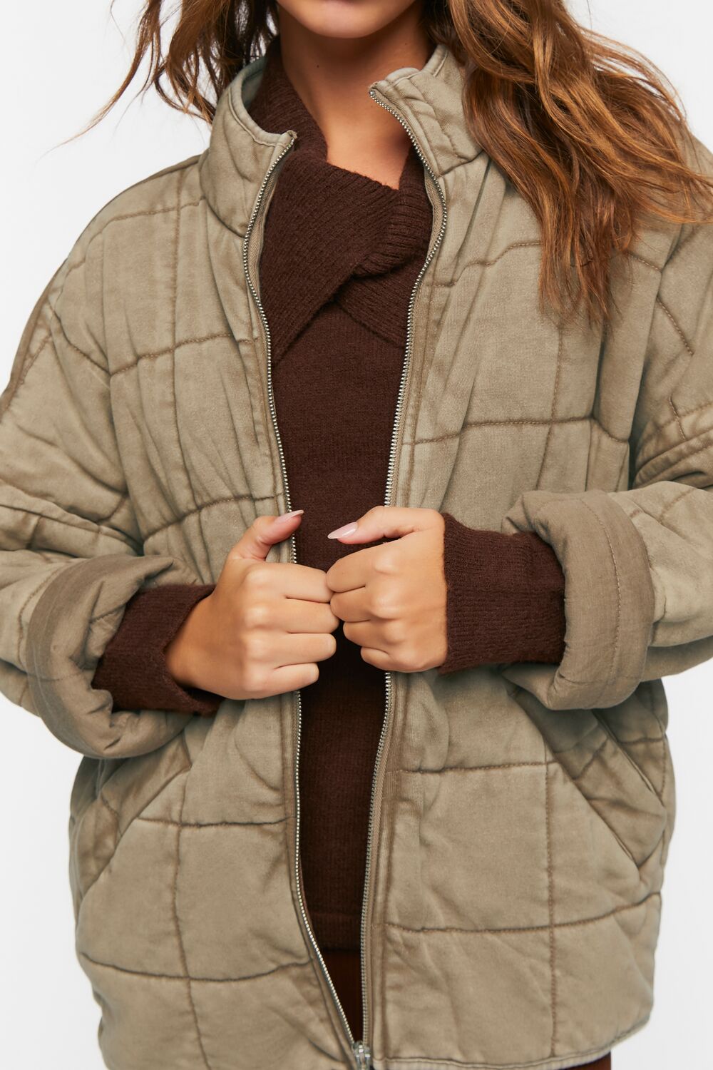 Quilted Zip-Up Jacket - Image 34
